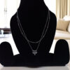 Layered Necklace with Delicate Ball Charms