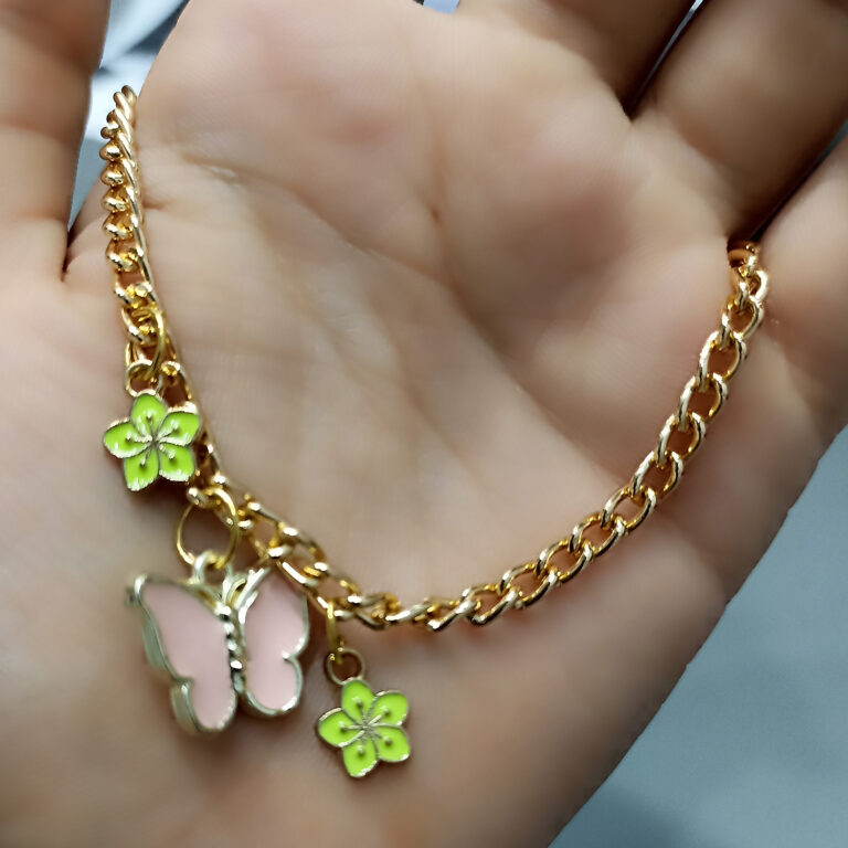 Gold-Toned Charm Bracelet