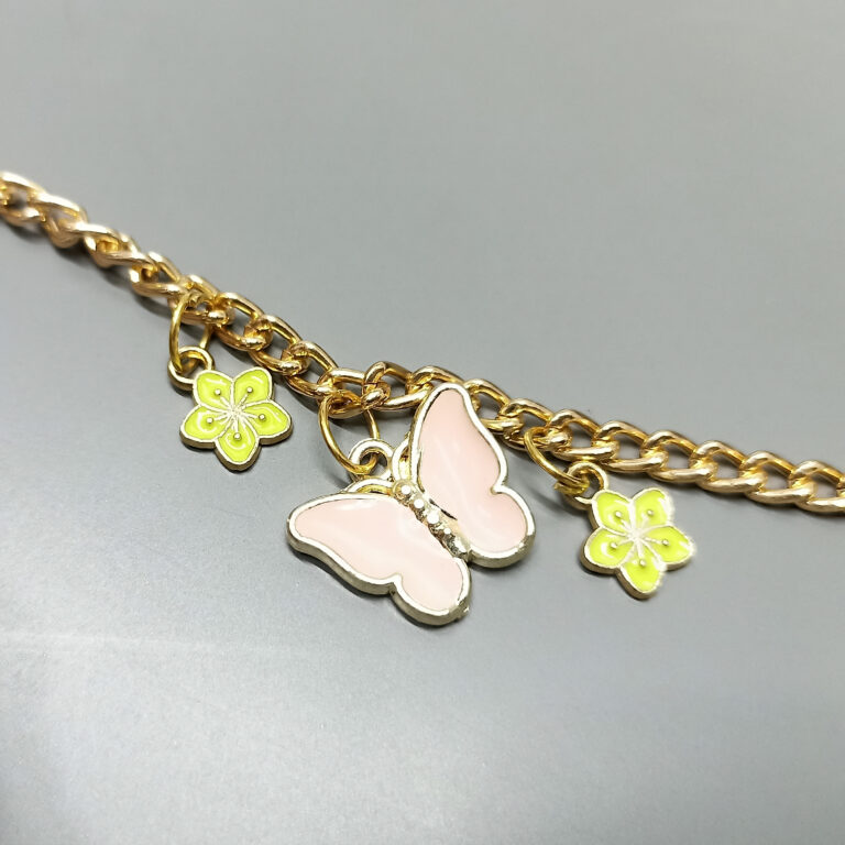 Gold-Toned Charm Bracelet