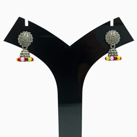 2 Pair Traditional Indian Jhumka Earrings