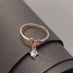 Elegant Rose Gold flower ring