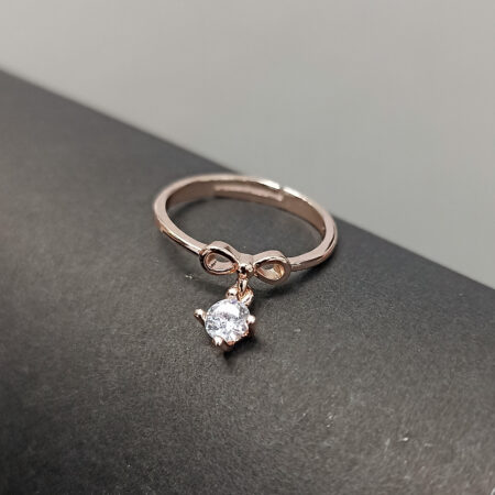 Rose Gold Infinity Ring